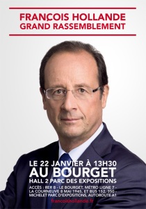 François Hollande : Le Bourget : 22 janvier 2012